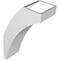 Ekena Millwork 6-in. W x 12-in. D x 20-in. H Thorton Architectural Grade PVC Knee Brace BRCP06X12X20THR - alternate 6